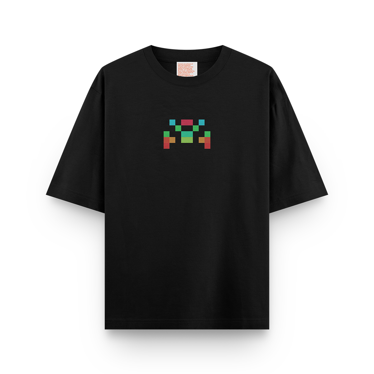 T-Shirt with Pixel Mirror - Customised Clothing