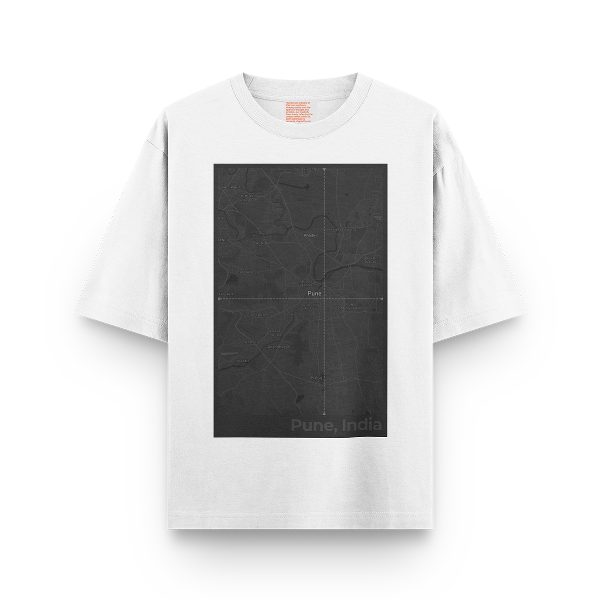 T-Shirt with Pune midnight - Customised Clothing