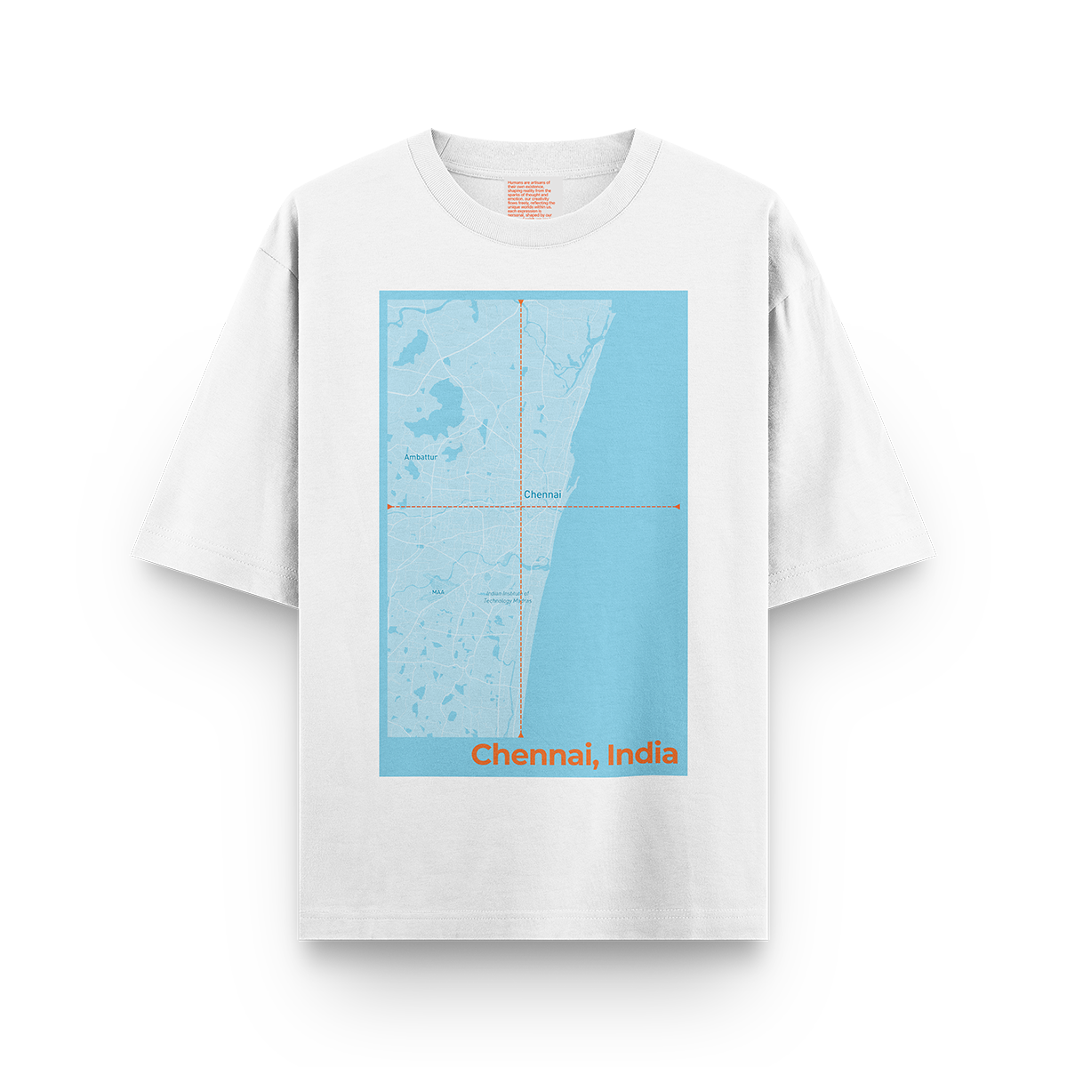T-Shirt with Chennai sky - Customised Clothing