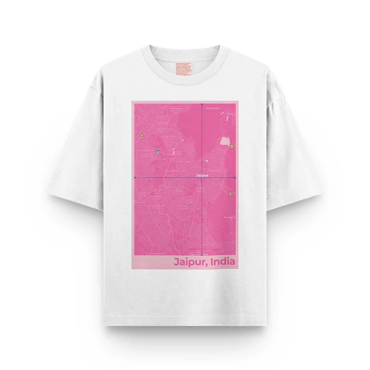T-Shirt with Jaipur bubblegum - Customised Clothing