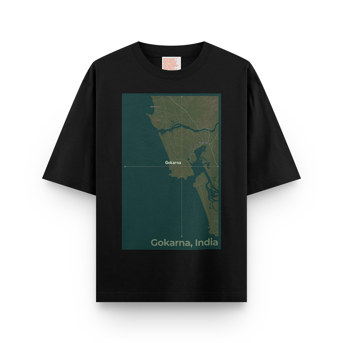 T-Shirt with Gokarna lush - Customised Clothing