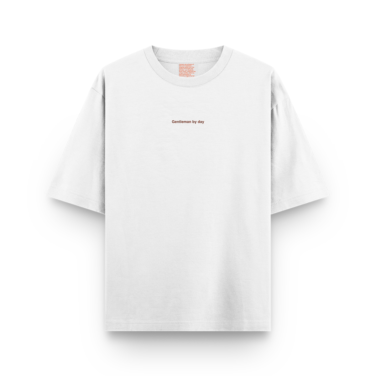 T-Shirt with Gentleman by day small - Customised Clothing